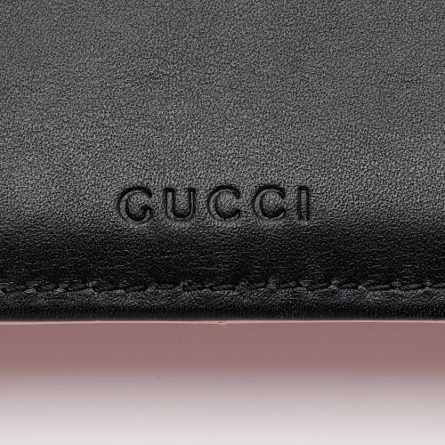 Gucci Quilted Leather Queen Margaret Bee Zip Clutch
