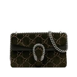 Gucci Small GG Velvet Dionysus Shoulder  Bag