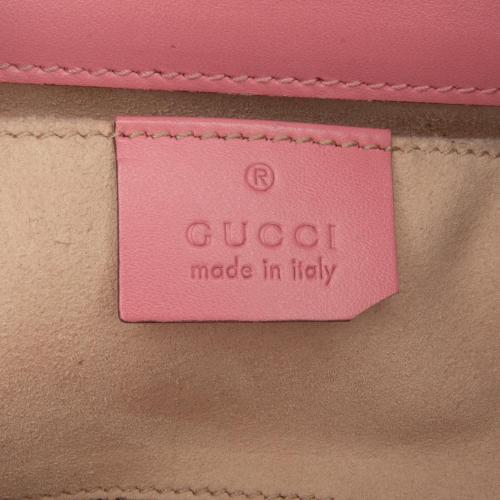 Gucci Small Guccissima Padlock Crossbody Bag