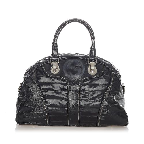 Gucci Snow Glam Leather Handbag