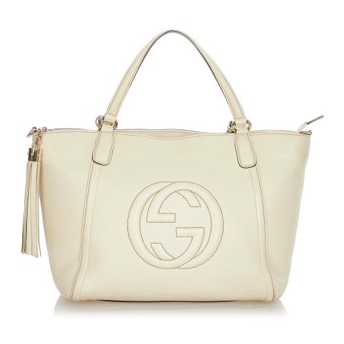 Gucci Soho Cellarius Leather Handbag