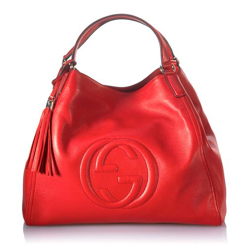Gucci Soho Large Leather Shoulder Handbag