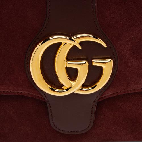 Gucci Suede Arli Medium Shoulder Bag