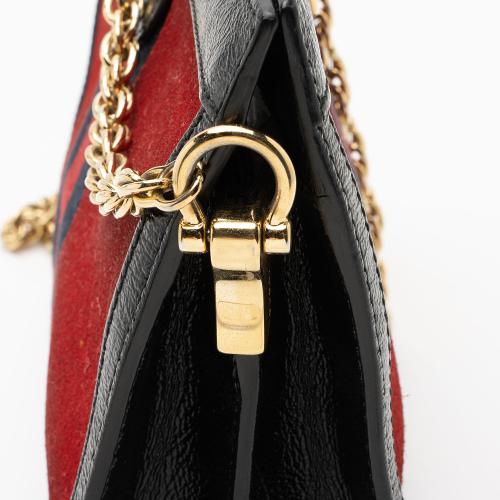 Gucci Suede Ophidia Small Shoulder Bag