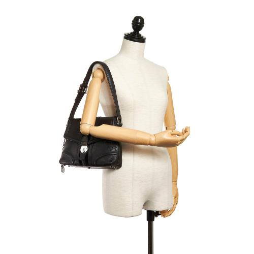 Gucci Treasure Leather Shoulder Bag