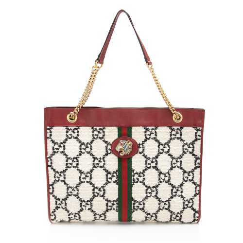 Gucci Tweed Rajah Large Tote