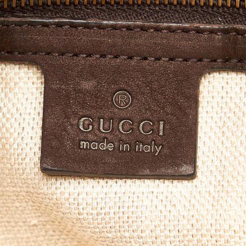 Gucci Twice Nubuck Leather Handbag