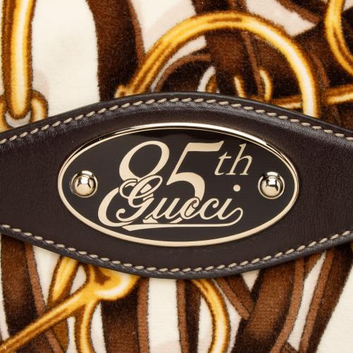 Gucci Velvet Horsebit 85th Anniversary Large Hobo