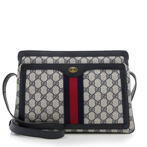 Gucci Vintage GG Plus Web Shoulder Bag