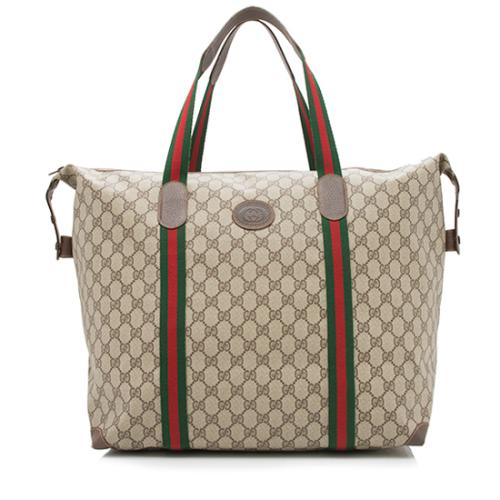 Gucci Vintage GG Supreme Web Duffle Bag