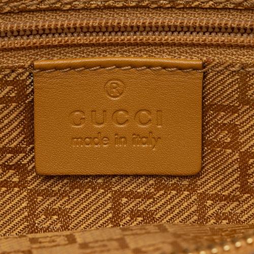 Gucci Vintage Suede Bamboo Medium Hobo