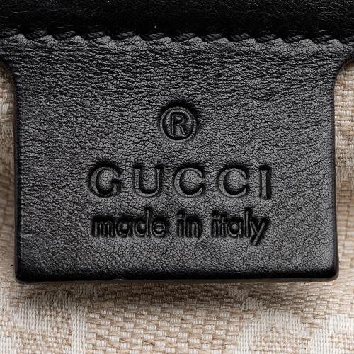 Gucci Washed Leather Soft Stirrup Large Shoulder Bag