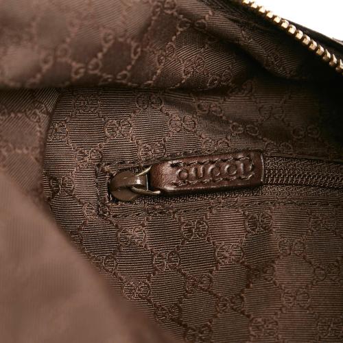 Gucci Web Canvas Shoulder Bag