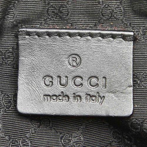 Gucci Web Denim Baguette