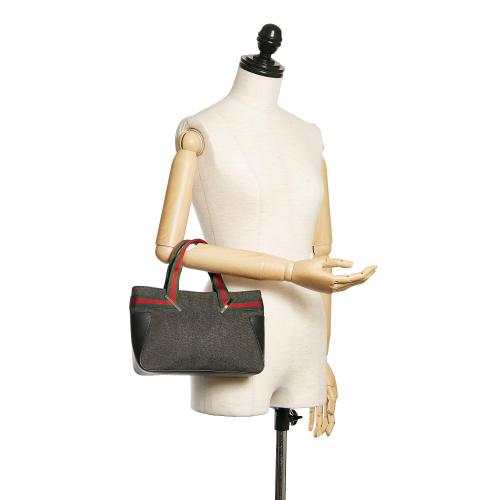 Gucci Web Denim Handbag