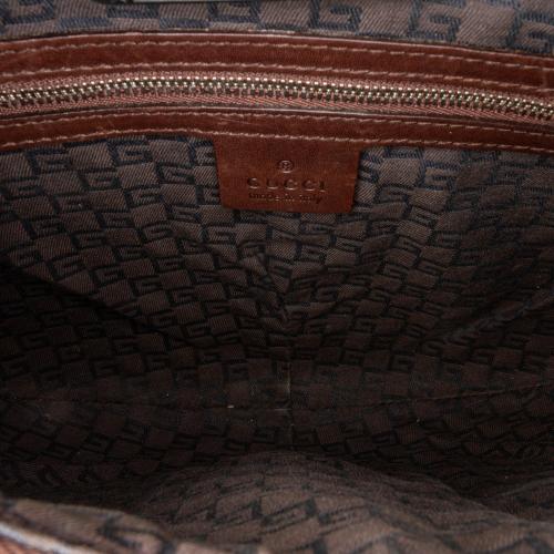 Gucci Web Reins Canvas Hobo Bag