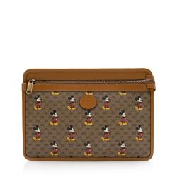 Gucci x Disney Micro GG Canvas Mickey Mouse Zip Pouch