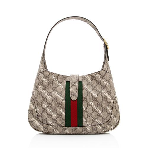 Gucci x Balenciaga GG Supreme The Hacker Project Jackie Small Shoulder Bag