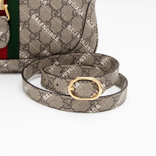 Gucci x Balenciaga GG Supreme The Hacker Project Jackie Small Shoulder Bag
