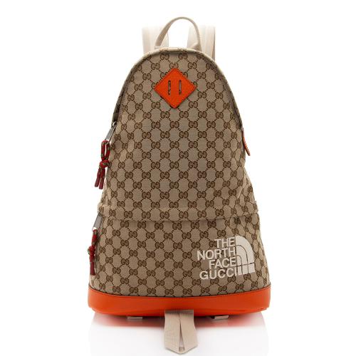 Gucci x North Face GG Canvas Backpack | Gucci Handbags | Bag