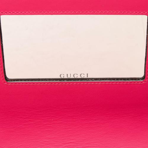 Gucci Calfskin Star Print Guccy Chain Wallet