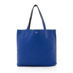 Hermes Clemence Leather Double Sens 45 Tote