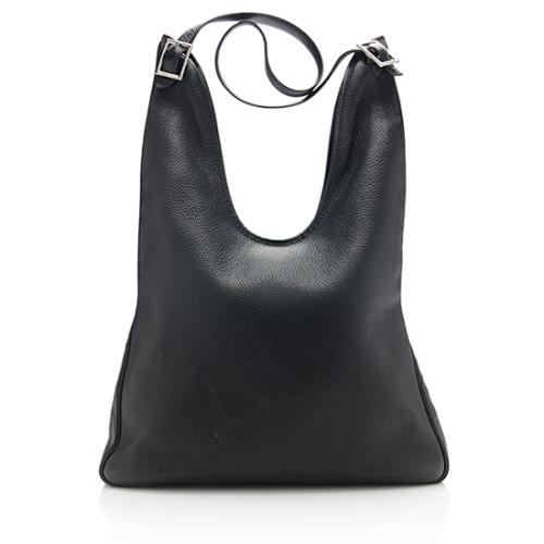 Hermes Clemence Leather Massai GM Bag