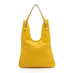 Hermes Clemence Leather Massai PM Bag