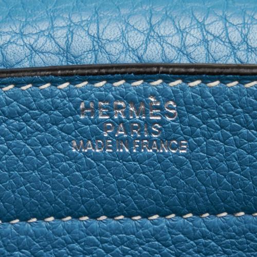 HERMES SAC A DEPECHE 38 Clemence leather Black Hand bag 500060032 –  BRANDSHOP-RESHINE