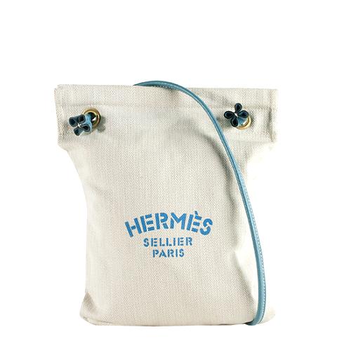 Hermes Herringbone Linen Aline PM Shoulder Bag