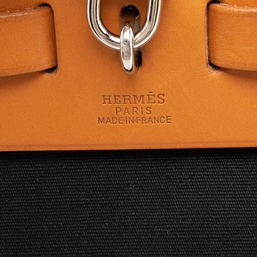 Hermes Vintage Toile Vache Hunter Herbag 31 Tote