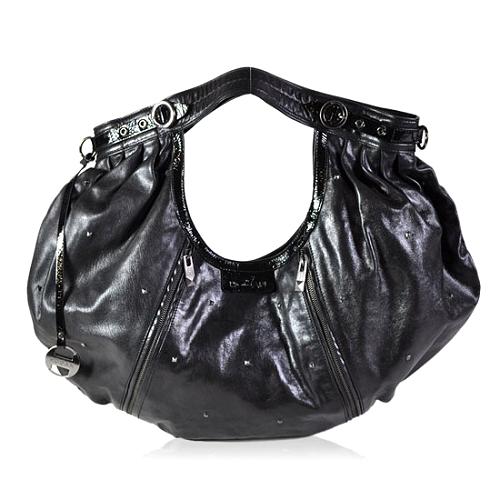 Hogan Studded Satchel Handbag