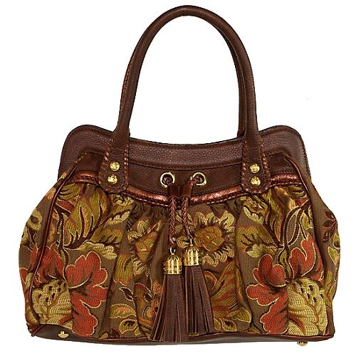 Isabella Fiore Full Bloom Vanessa Satchel Handbag