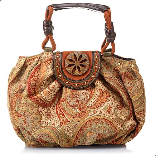 Isabella Fiore Pocket Full of Paisley Francine Tote