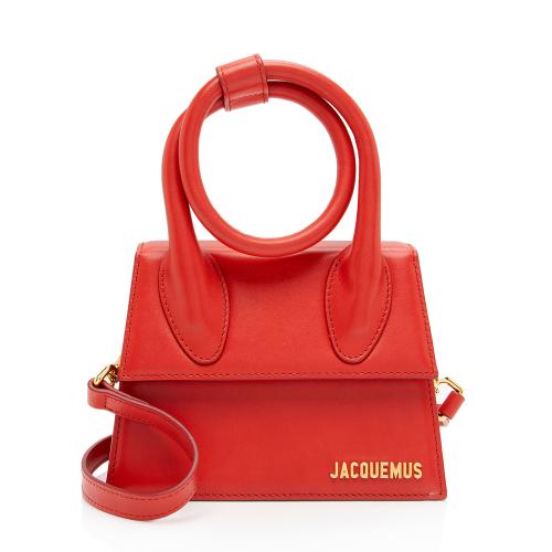 Jacquemus Leather Le Chiquito Noeud Bag