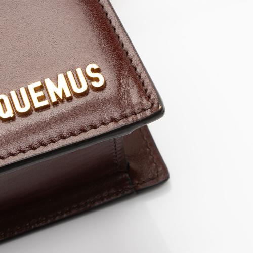 Jacquemus Leather Le Grand Bambino Top Handle Long Flap Bag