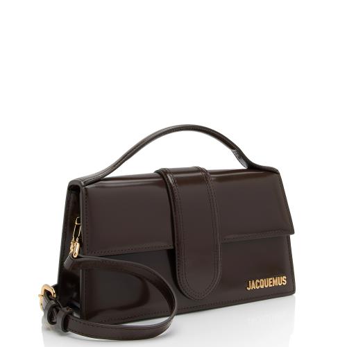 Jacquemus Patent Leather Le Grand Bambino Top Handle Bag