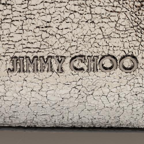 Jimmy Choo Metallic Calfskin Barra Tote