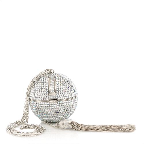 silver disco ball purse