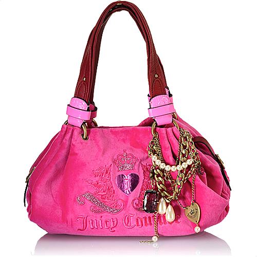 Juicy Courture 'Baby Fluffy' Velour Handbag