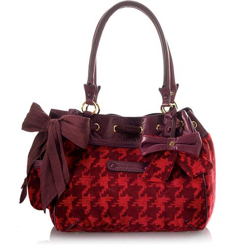 Juicy Couture Brogue Houndstooth Daydreamer Tote