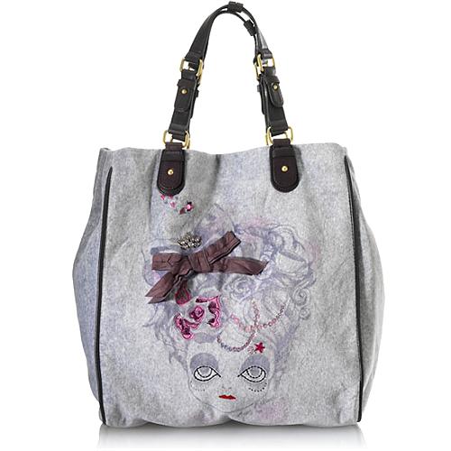 Juicy Couture Doll Face Tote 