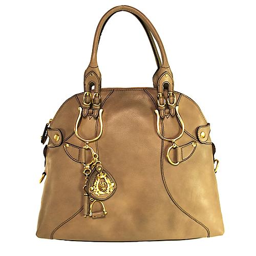 Juicy Couture Equestrian Large Bowler Handbag