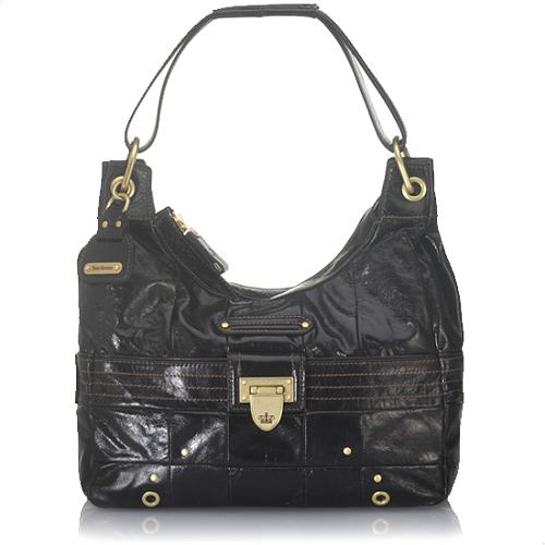 Juicy Couture Flap Lock Hipster Handbag