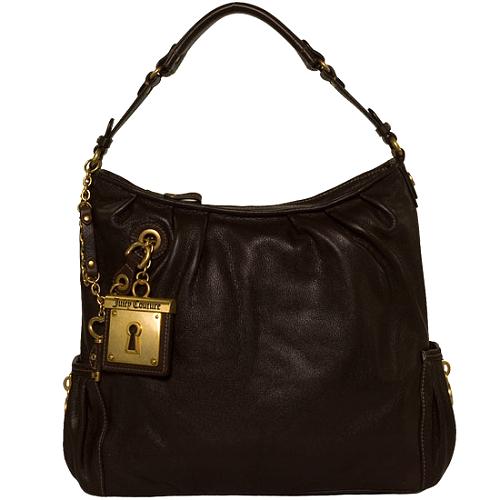 Juicy Couture Iconic Key Medium Drew Hobo Handbag
