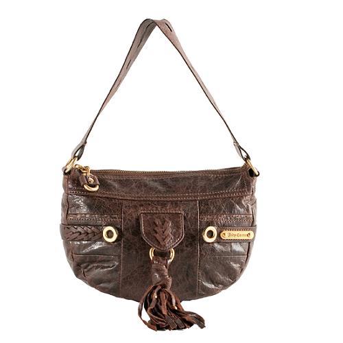 Juicy Couture Leather Hobo Handbag
