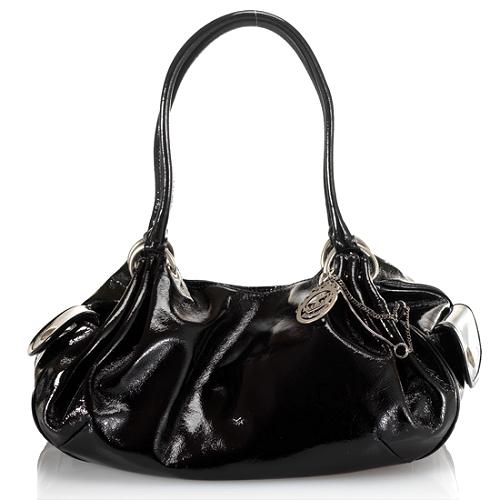 Juicy Couture Patent Leather 'Fluffy' Satchel Handbag