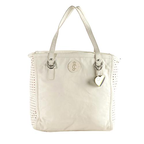 Juicy Couture Perfed Leather Paisley Tote
