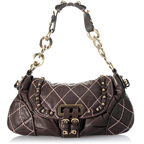 Juicy Couture Quilted Leather Princess Shoulder Handbag