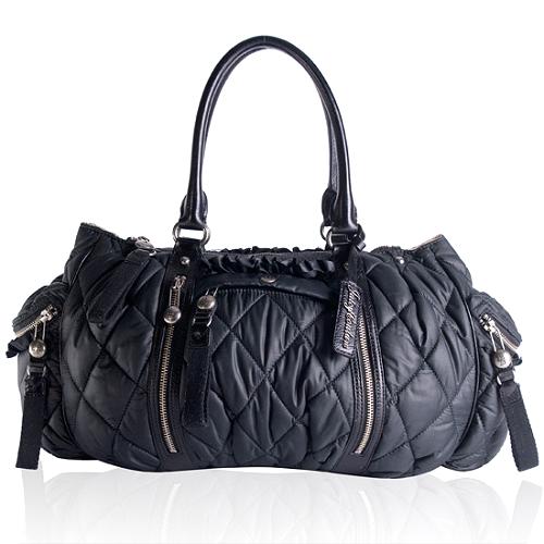 Juicy Couture Serena Quilted Nylon Satchel Handbag